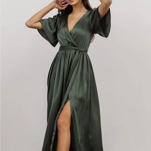 Baltic Born Sicily Satin Maxi Dress